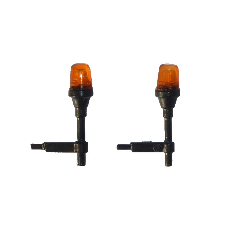 Lot de 2 gyrophares de Tracteur NH T6 - 1/32