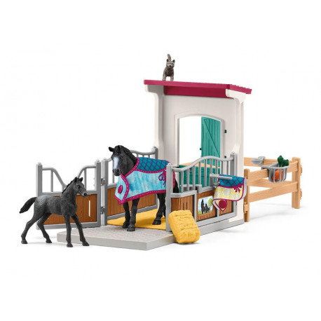 Box pour cheval avec Jument et poulain - Schleich 42611