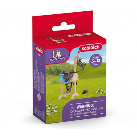 Accessoires chariot porte selle et bride - Schleich 42613