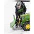 Lame chasse-neige verte pour tracteur à pédales - Rollytoys 408993