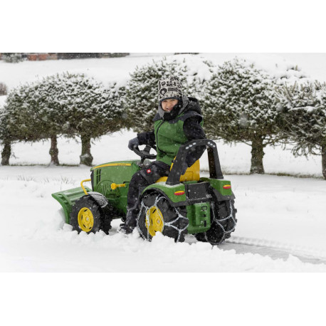 Lame chasse-neige verte pour tracteur à pédales - Rollytoys 408993