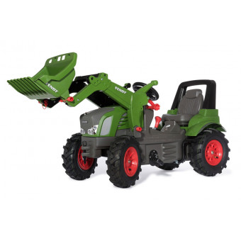 Tracteur à pédales Fendt 939 chargeur et pneus souples - Rollytoys 710294