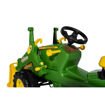 Tracteur à pédales RollyFarmTrac Premium John Deere 7310R avec chargeur - Rollytoys 730032