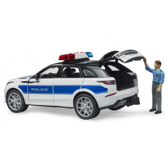 Range Rover Velar Véhicule de police avec policier - Bruder 02890