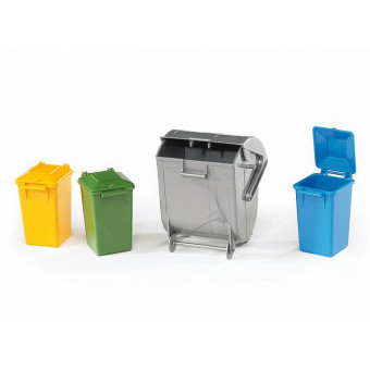 Set de poubelles - Bruder 02607