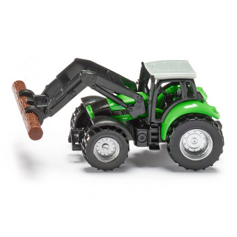 Tracteur Deutz avec pince à bois - Siku 1380