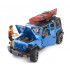 Jeep Wrangler Rubicon avec kayak et kayakiste - Bruder 02529