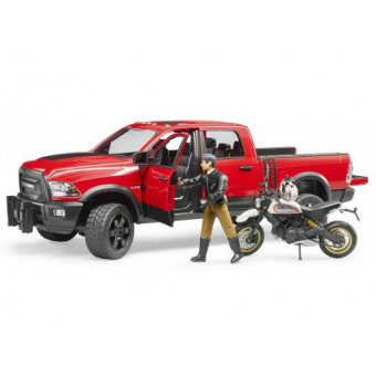 Pick-up RAM 2500 avec moto Ducati - Bruder