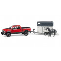 Véhicule RAM 2500 Power Wagon avec van et cheval - Bruder