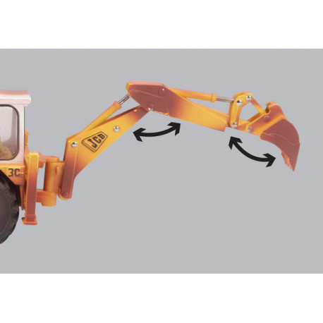 Tractopelle JCB 3C Mark III "effet vieilli" - Britains