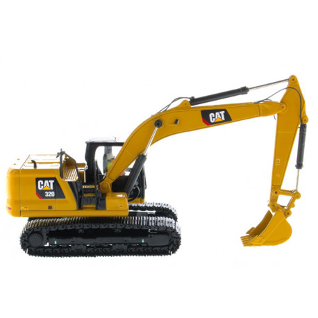 Pelle hydraulique Caterpillar 320 avec figurine