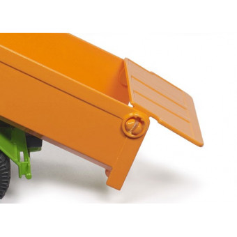 Fendt 936 avec benne sur crémaillère