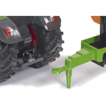 Fendt 936 avec benne sur crémaillère