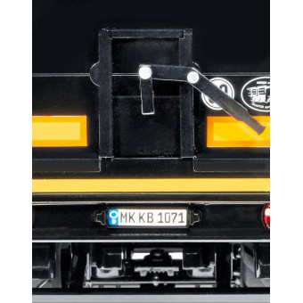 Semi-remorque Krampe SB II 30/1070 noire - Wiking 7659