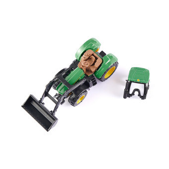 Tracteur JD 6215R avec chargeur frontal- Siku