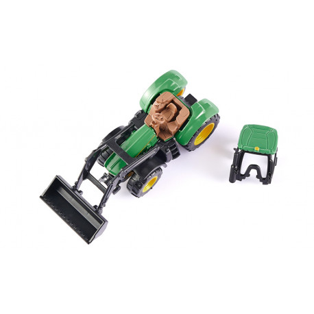 Tracteur JD 6215R avec chargeur frontal- Siku