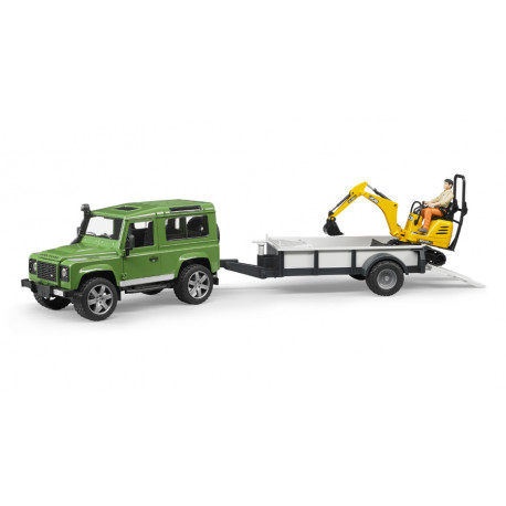 4x4-Land-Rover-avec-remorque-et-mini-pelle-JCB
