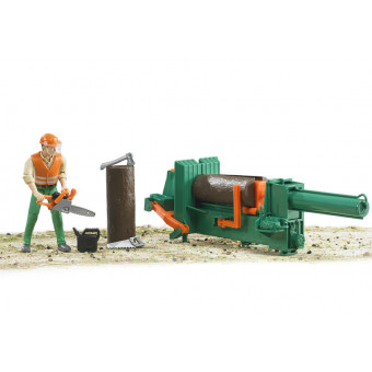 Set forestier avec figurine - Bruder 62650
