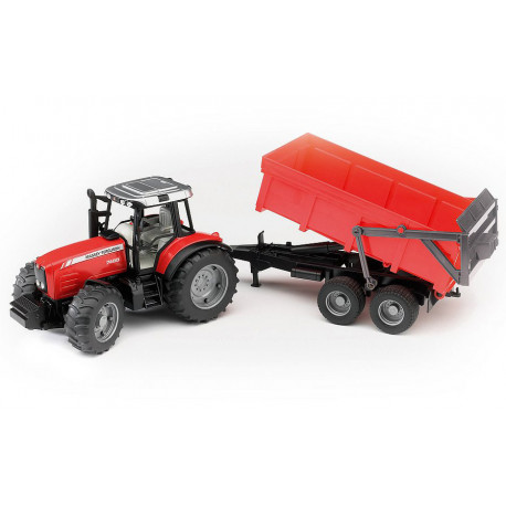 Tracteur MF 7480 avec benne - Bruder 02045