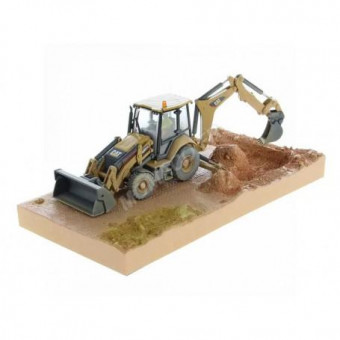 Tractopelle Caterpillar 420F2 version salie - Diecast Masters 85755