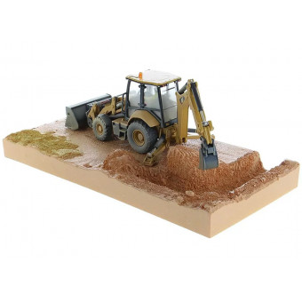 Tractopelle Caterpillar 420F2 version salie - Diecast Masters 85755