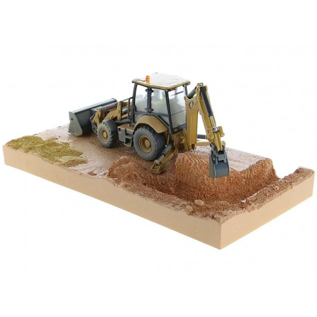 Tractopelle Caterpillar 420F2 version salie - Diecast Masters 85755