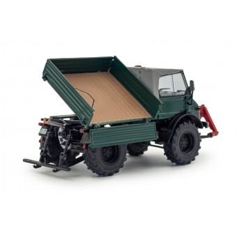 Unimog 406 vert foncé avec capote - Weise-Toys 1048