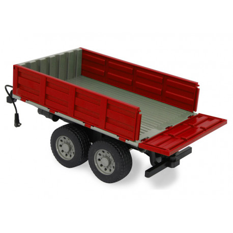 Remorque rouge radio-commandée pour tracteur RC Jamara