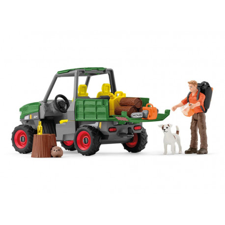 Garde forestier avec véhicule - Schleich 42659