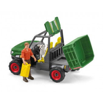 Garde forestier avec véhicule - Schleich 42659