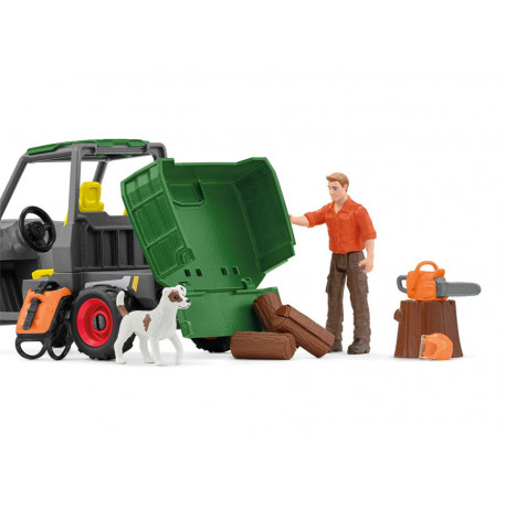 Garde forestier avec véhicule - Schleich 42659