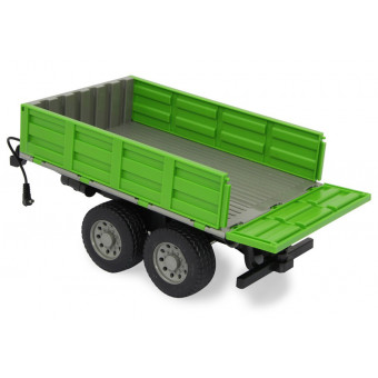 Remorque verte radio-commandée pour tracteur RC Jamara - 412412