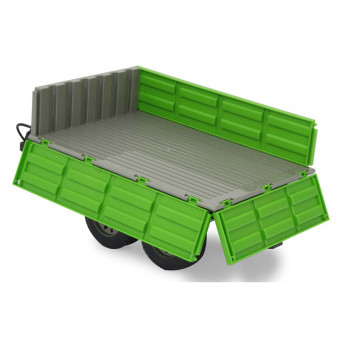 Remorque verte radio-commandée pour tracteur RC Jamara - 412412