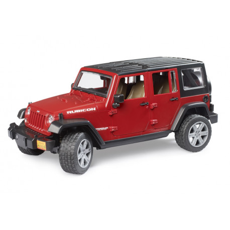 Jeep Wrangler Unlimited Rubicon rouge - Bruder 02525