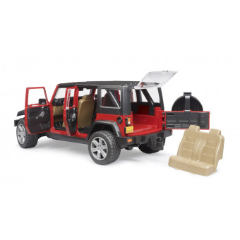 Jeep Wrangler Unlimited Rubicon rouge - Bruder 02525