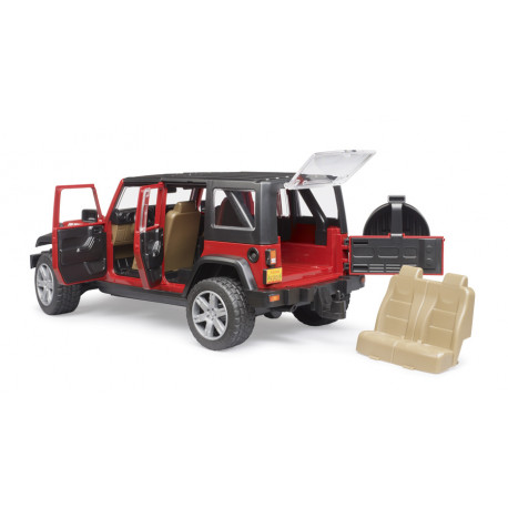 Jeep Wrangler Unlimited Rubicon rouge - Bruder 02525
