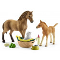 Les soins pour bébés animaux d'Horse Club Sarah - Schleich 42432