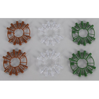 Lot de 60 bouteilles (blanches, marrons et vertes) Bruder 1/16