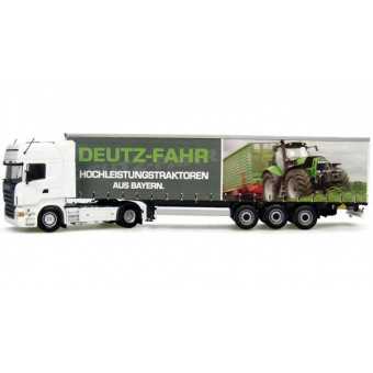 Scania R580 + remorque DEUTZ-FAHR