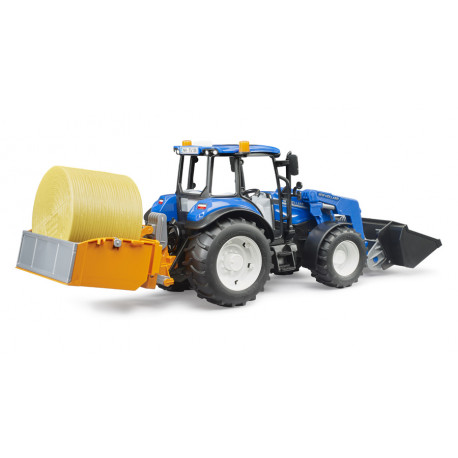 Tracteur New Holland T5.120 avec chargeur et bennette - Bruder 02187