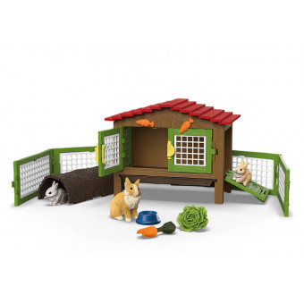 Clapier à lapins - Schleich 42728