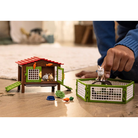 Clapier à lapins - Schleich 42728