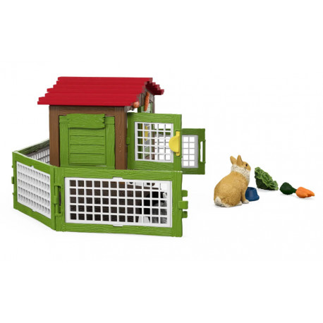 Clapier à lapins - Schleich 42728