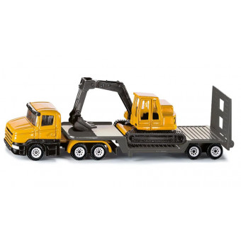 Camion surbaissé avec excavatrice - Siku 1611