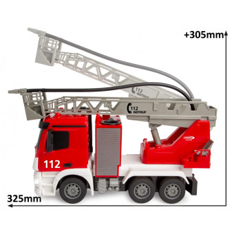 Camion MB Antos Pompiers 1:26 radio-commandé - Jamara 407300