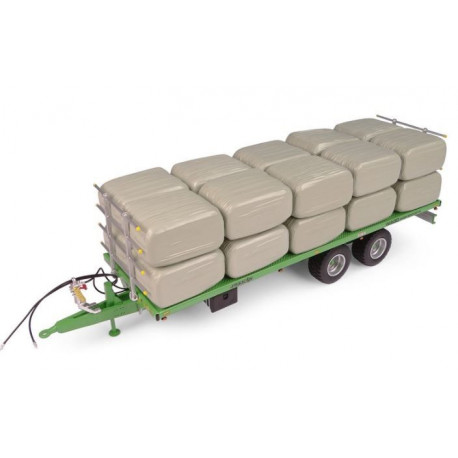 Boîte de 20 balles d'ensilage carrées vertes - Universal Hobbies UH6881