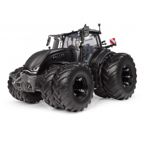 Tracteur Valtra S416 UNLIMITED jumelé noir mat - Universal Hobbies UH6819