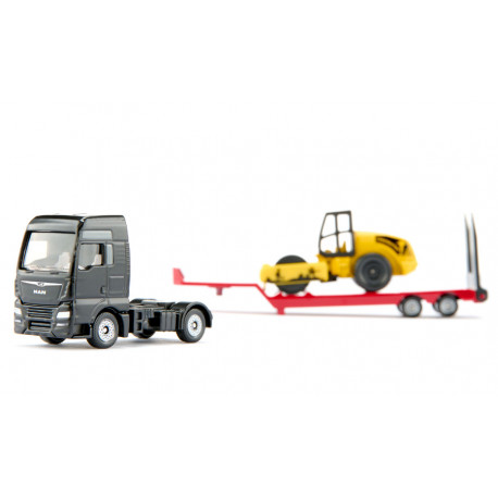 Camion Man avec rouleau compresseur - Siku 1760