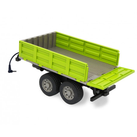 Remorque radio-commandée Vert Clair pour tracteur RC Jamara - 423281