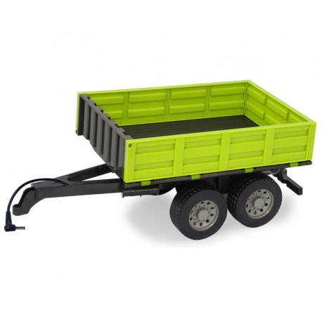 Remorque radio-commandée Vert Clair pour tracteur RC Jamara - 423281